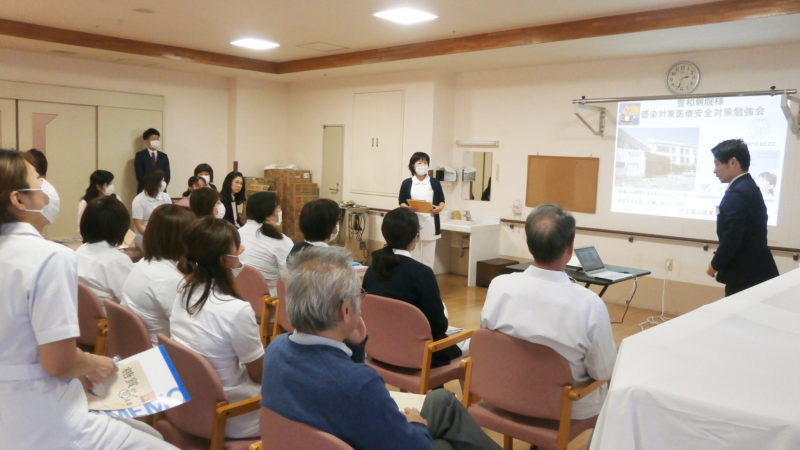 豊和病院で医療安全及び感染対策研修会を行いました!