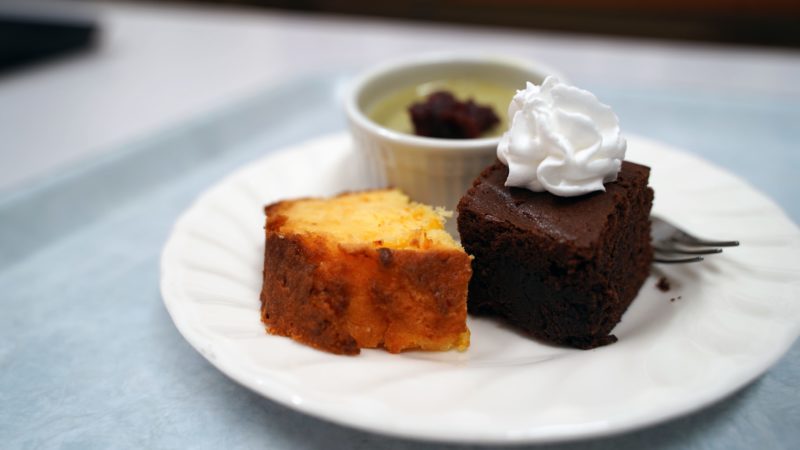 志摩豊和苑でおやつ3種盛りが振舞われました