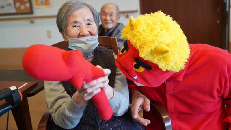 鳥羽豊和苑で節分行事を行いました